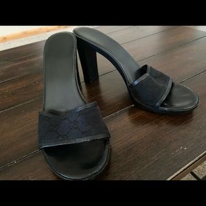 COPY - Gucci logo Barbie slide heels, 8